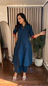 Dhabu cotton coord
