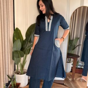 A line dhabu cotton coord