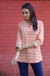 short cotton top