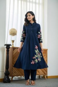 pure cotton pleated coord