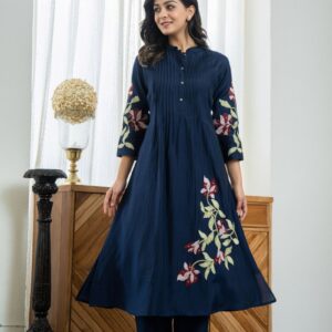 pure cotton pleated coord