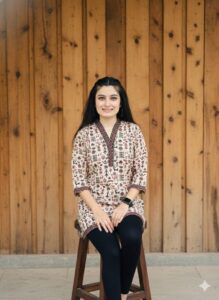 ajrakh short tops