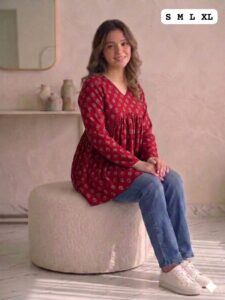 Peplum tunic top
