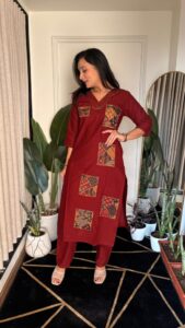 mul cotton designer coord