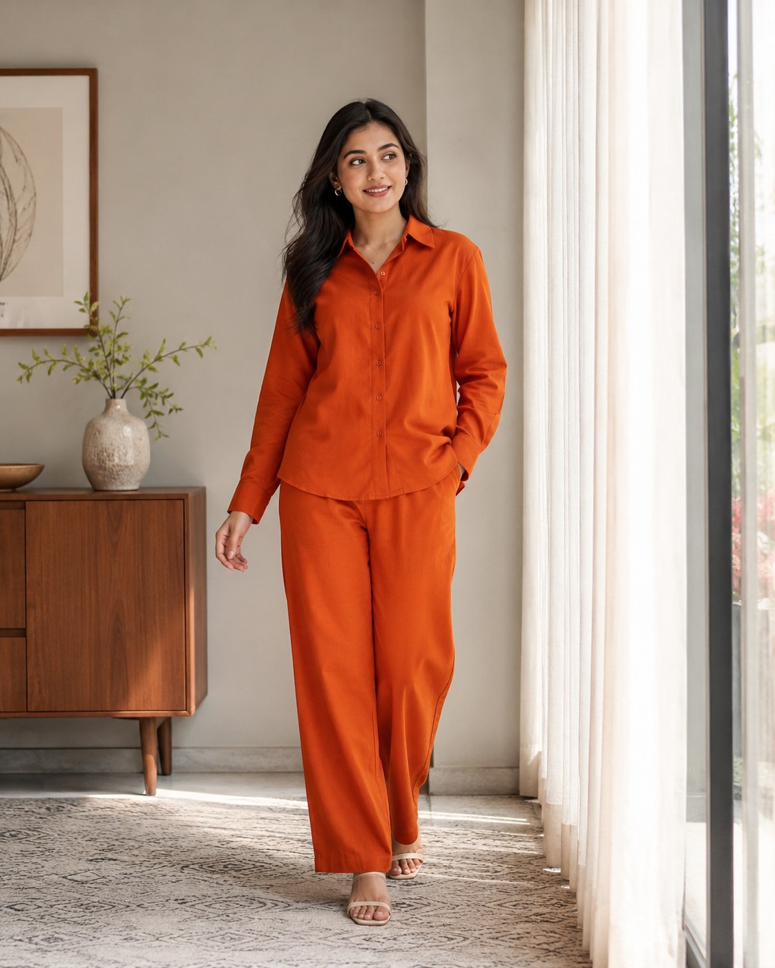Cotton Co-ord Set for Women – Office, Brunch & Travel Wear