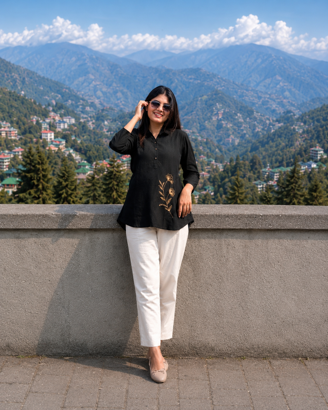 Cotton Slub Shirt Pant Set