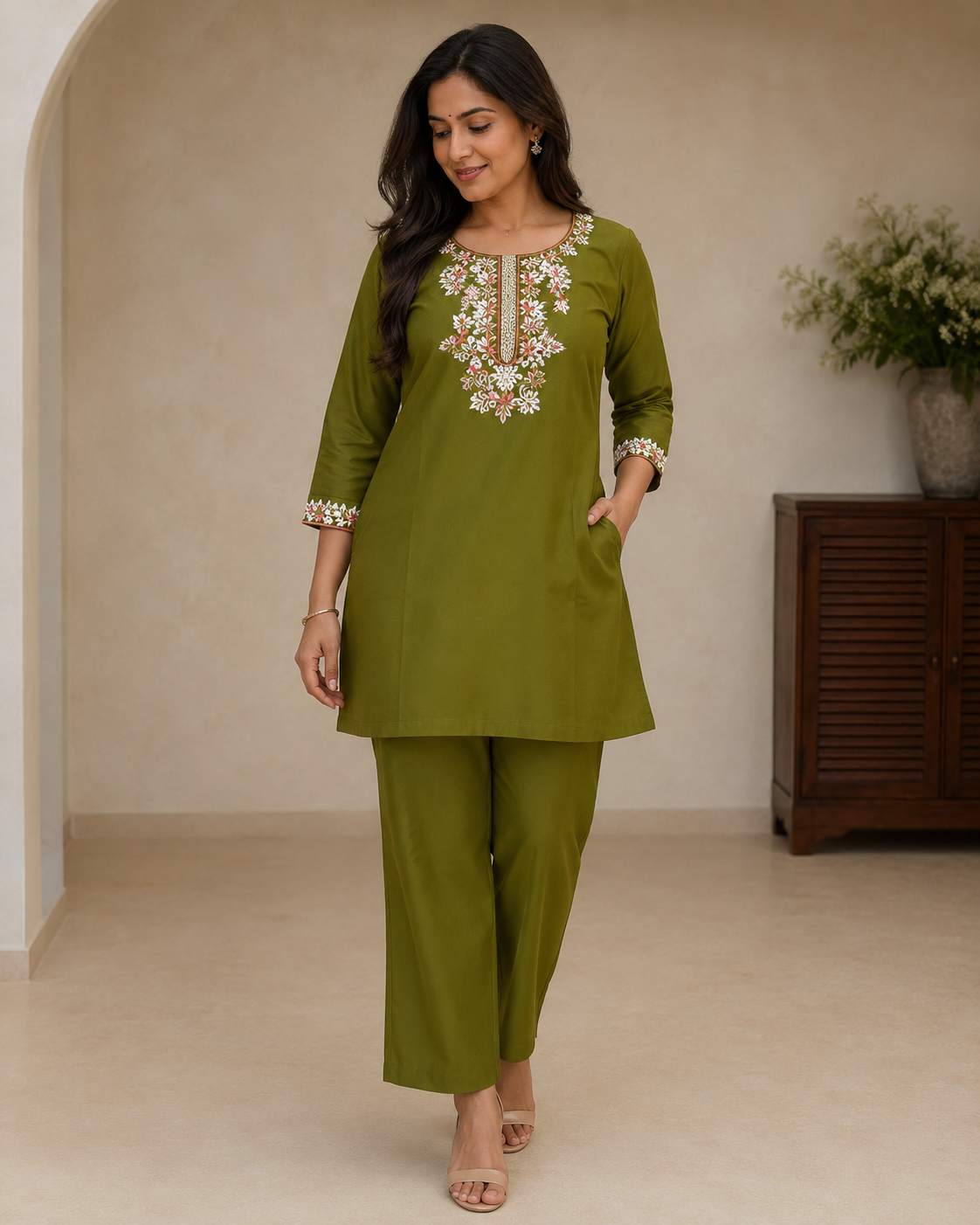 Premium Dhabu Cotton Co-ord Set for Women