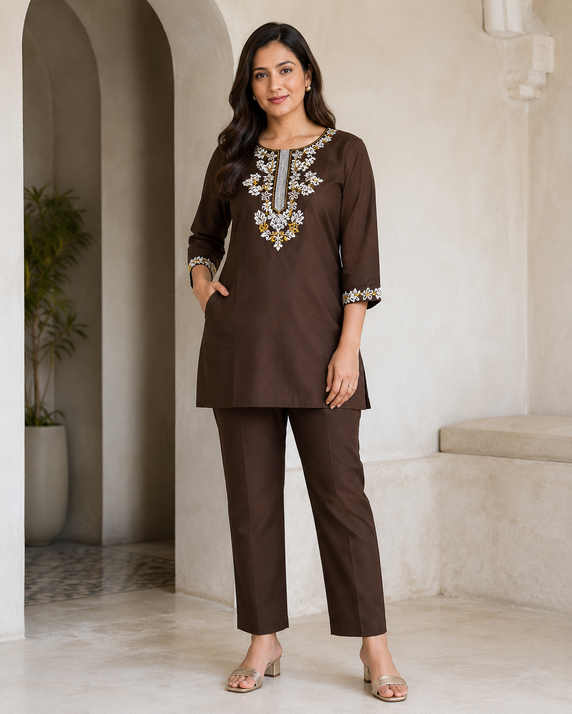 Dhabu Cotton Co-ord Set