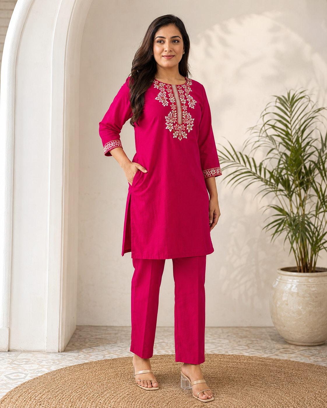 Premium Dhabu Cotton Co-ord Set for Women