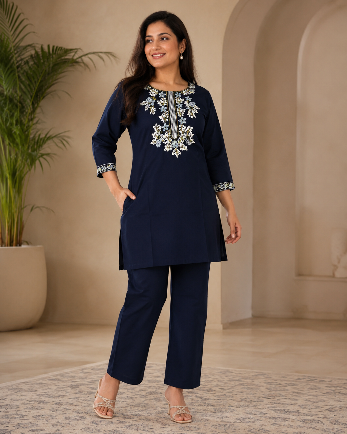 Premium Dhabu Cotton Co-ord Set for Women