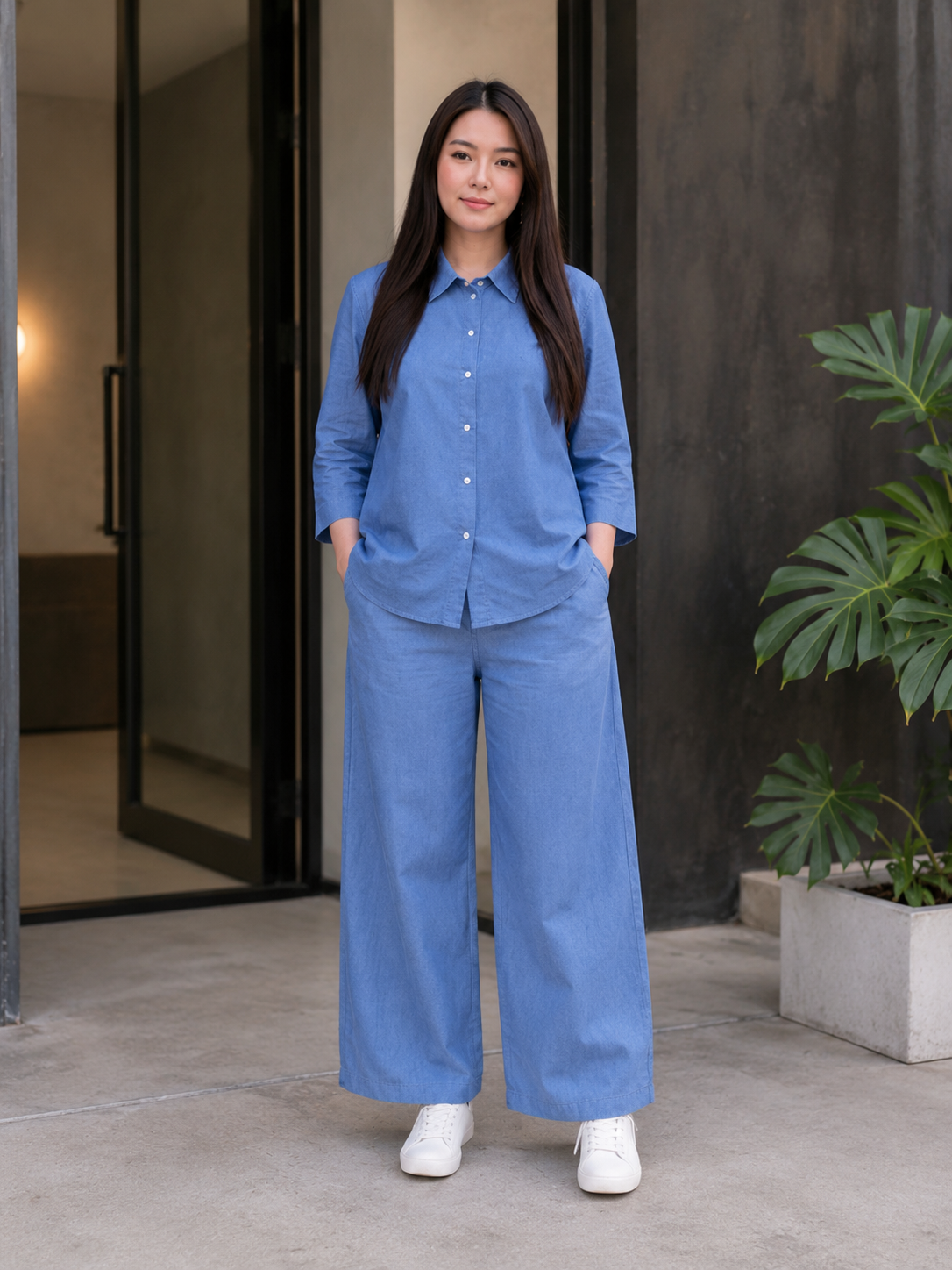 Denim Co-ord Set for Women