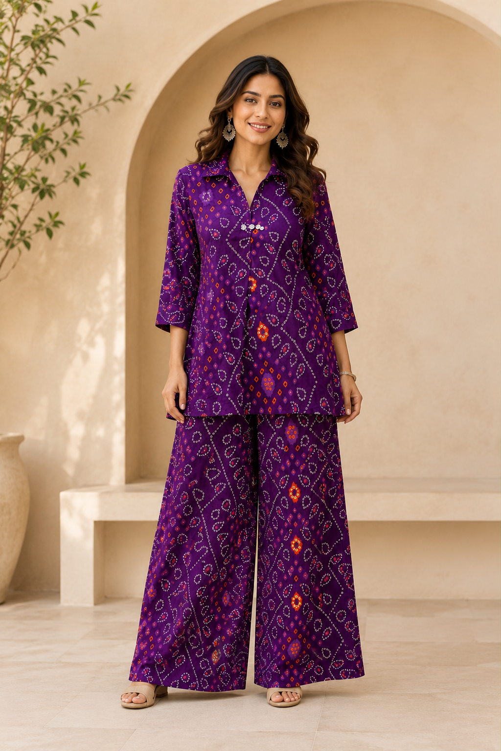 Premium Printed Pure Cotton Co-ord Set for Women