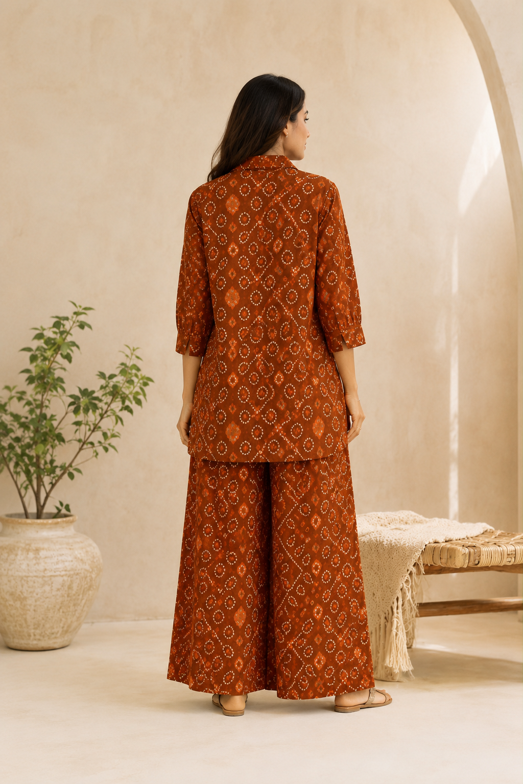 Premium Printed Pure Cotton Co-ord Set for Women