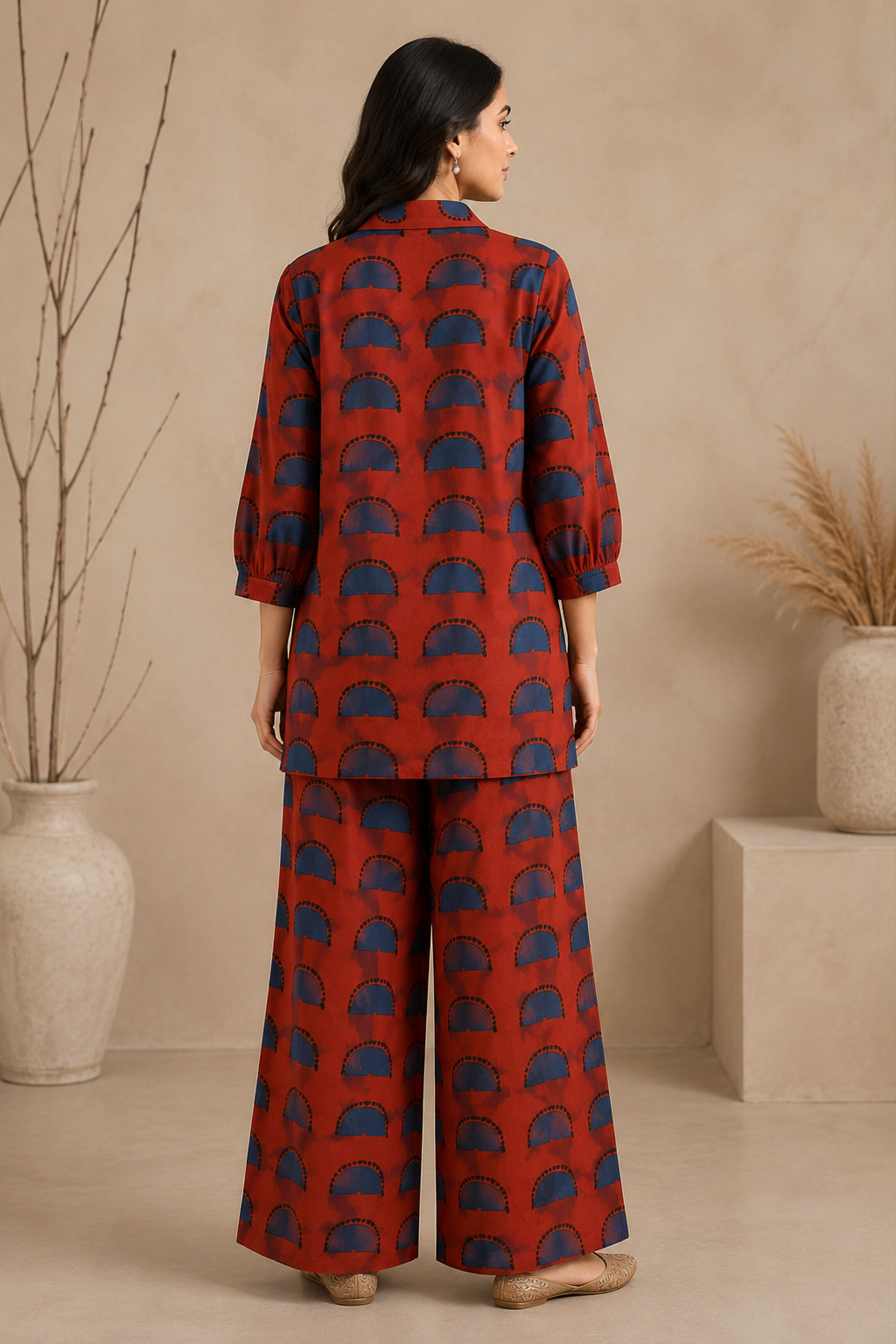 Premium Printed Pure Cotton Co-ord Set for Women