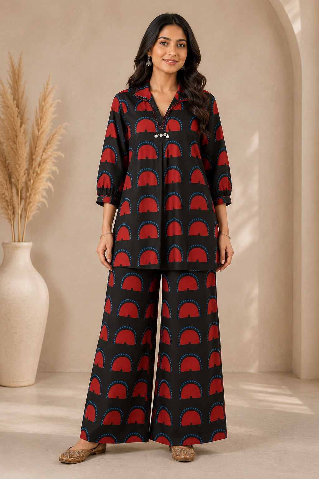 Premium Printed Pure Cotton Co-ord Set for Women