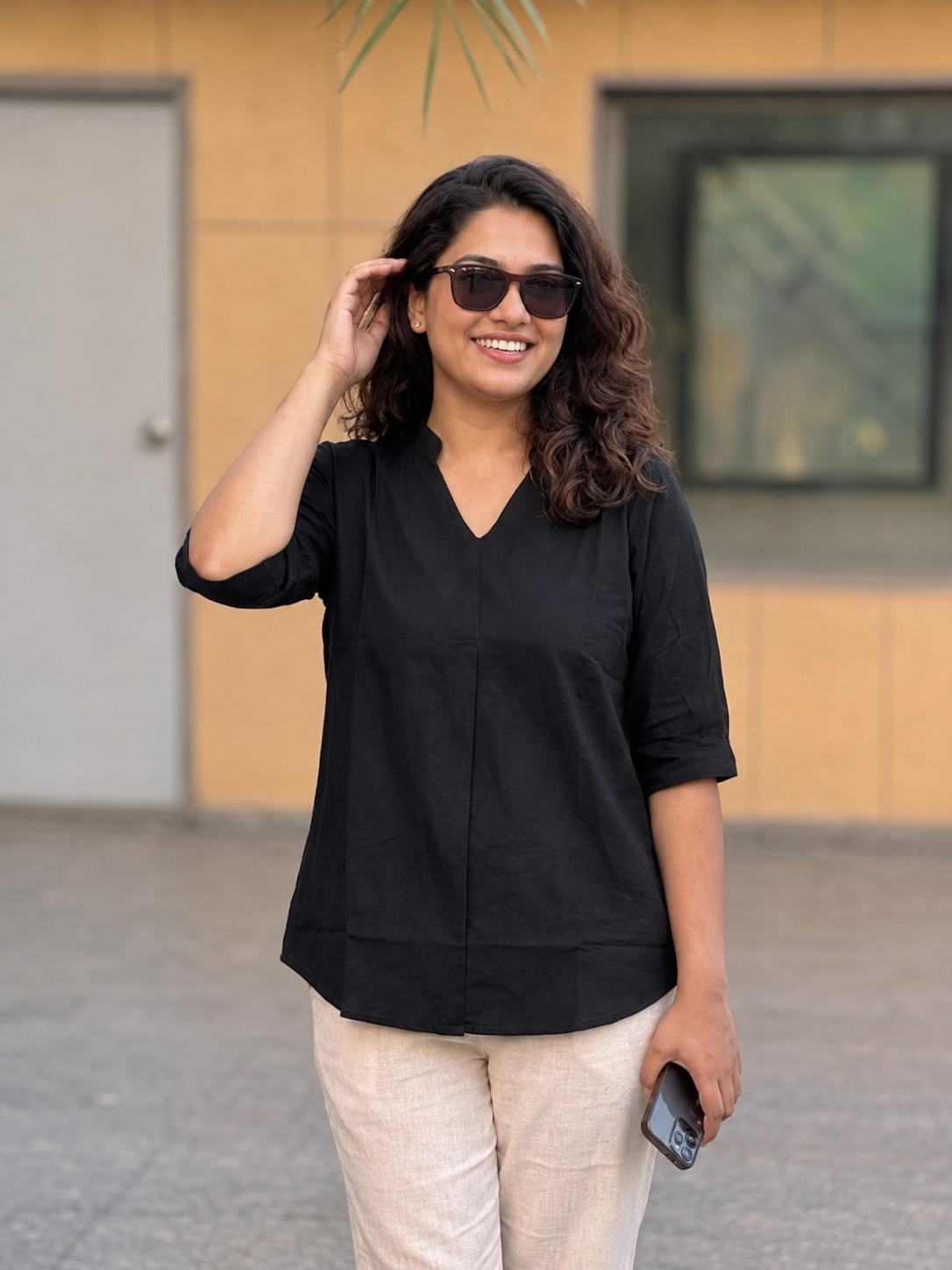 Cotton Jaipuri Print Kurti for Women
