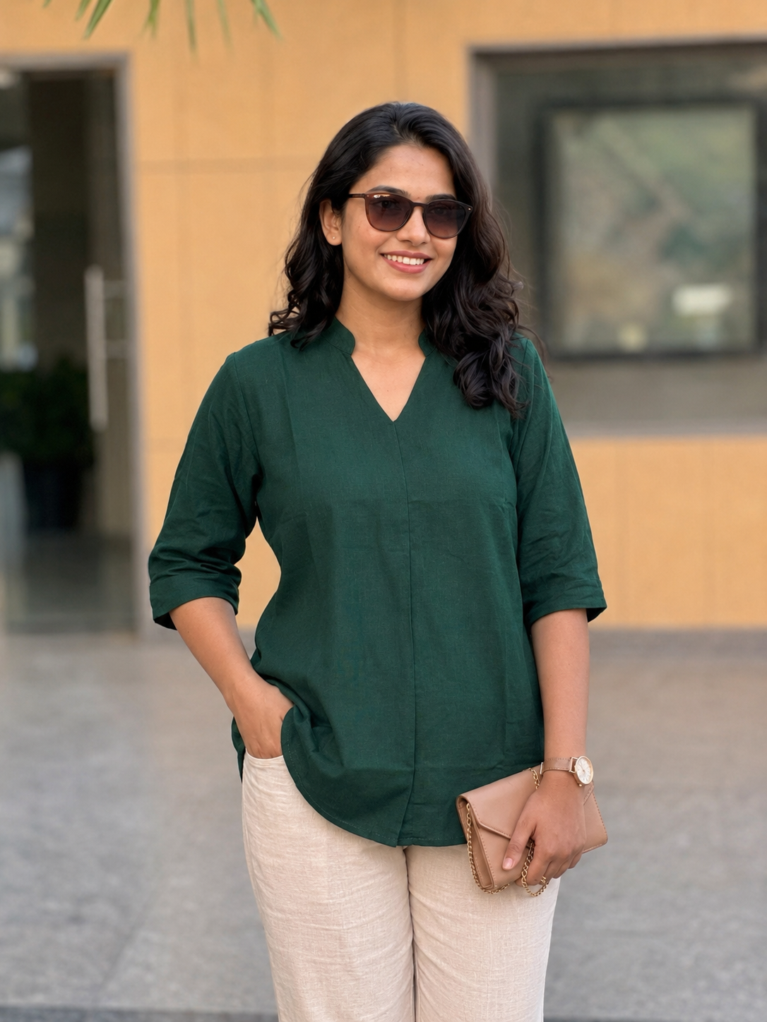Cotton Jaipuri Print Kurti for Women