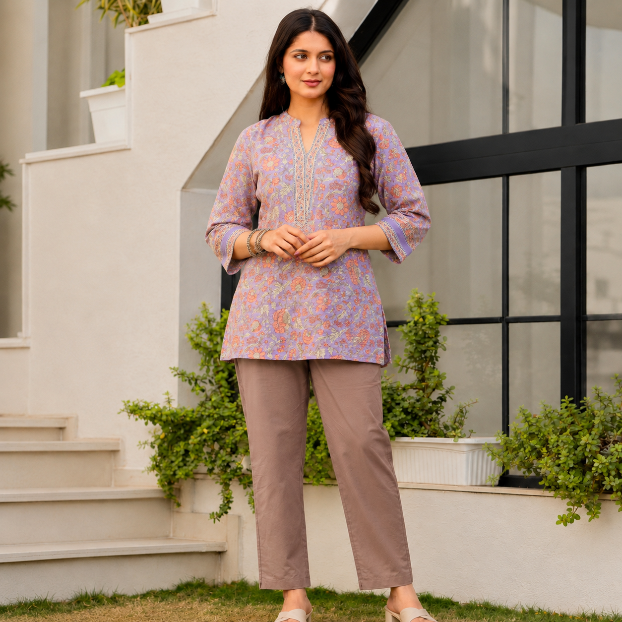 Cotton Printed Tops for Women – Regular & Office Wear